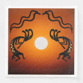 Serviette En Papier Kokopelli, Indien d'Amérique du Sud-Ouest (Devant)