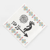 Serviette En Papier Kokopelli, Indien d'Amérique du Sud-Ouest (Coin)