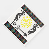 Serviette En Papier Kokopelli, Indien d'Amérique du Sud-Ouest (Coin)