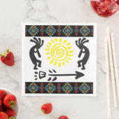 Serviette En Papier Kokopelli, Indien d'Amérique du Sud-Ouest (En situation)