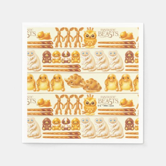 Serviette En Papier Kowalski Bakery Rows of Traitements Motif (Devant)