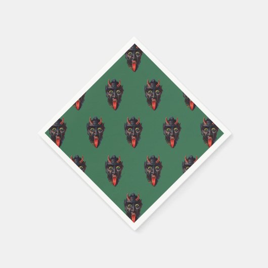 Serviette En Papier Krampus Cocktain Napkin (Coin)