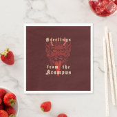 Serviette En Papier Krampus Napkins (En situation)