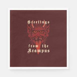 Serviette En Papier Krampus Napkins