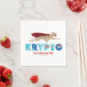 Serviette En Papier Krypto Le Super Chien (En situation)