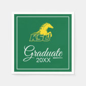 Serviette En Papier KSU Kentucky State University Graduate (Devant)