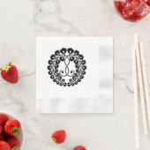 Serviette En Papier Kujo wisteria (En situation)