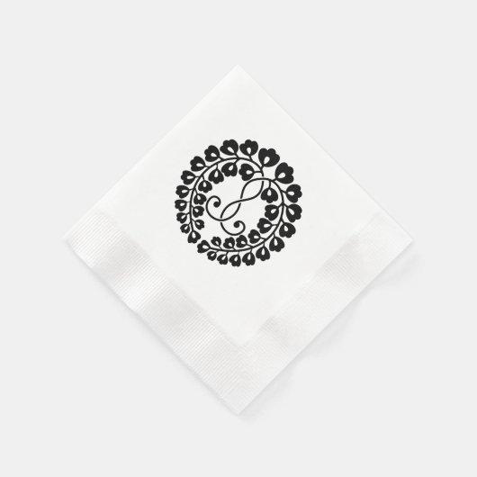Serviette En Papier Kujo wisteria (Coin)