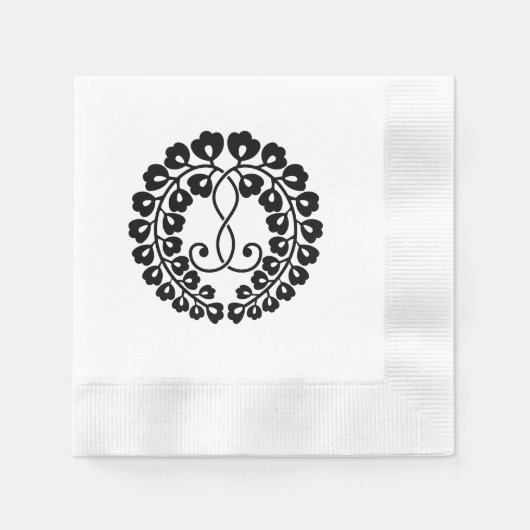 Serviette En Papier Kujo wisteria (Devant)