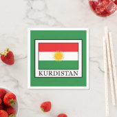 Serviette En Papier Kurdistan (En situation)