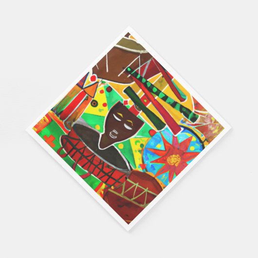 Serviette En Papier Kwanzaa (Coin)