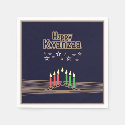 Serviette En Papier Kwanzaa (Devant)