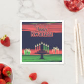 Serviette En Papier Kwanzaa (En situation)