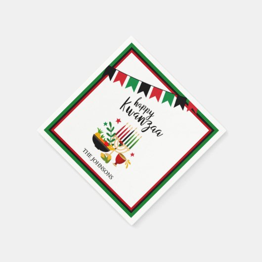 Serviette En Papier Kwanzaa (Coin)