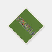 Serviette En Papier Kwanzaa-Multi (Coin)