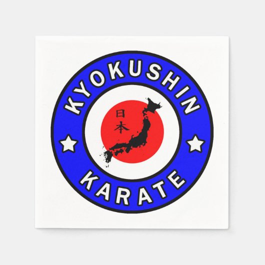 Serviette En Papier Kyokushin Karate (Devant)