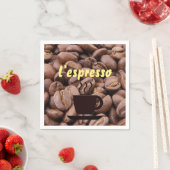 Serviette En Papier l’espresso (En situation)