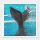 Serviette En Papier La baleine (Devant)