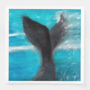 Serviette En Papier La baleine