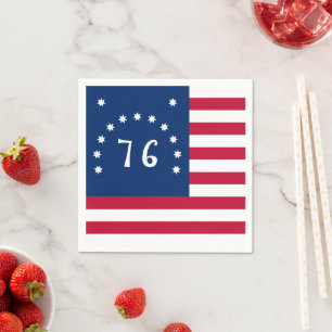 Serviette En Papier La bannière de Bennington : le drapeau de bataille