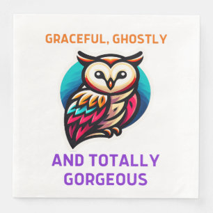 Serviette En Papier La beauté silencieuse de Bran Owl Nature