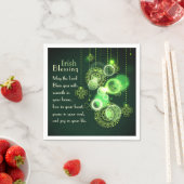 Serviette En Papier La bénédiction irlandaise, Seigneur vous bénisse l (En situation)