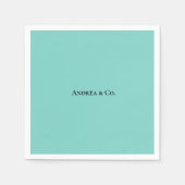 Serviette En Papier La boîte bleue (Devant)