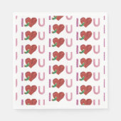 Serviette En Papier La Caterpillar Très Affamée | Je t'entends (Devant)