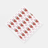 Serviette En Papier La Caterpillar Très Affamée | Je t'entends (Coin)