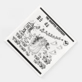 Serviette En Papier La Cérémonie fantôme - (Coin)