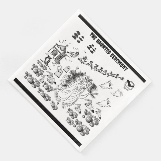 Serviette En Papier La Cérémonie fantôme - (Coin)