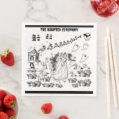 Serviette En Papier La cérémonie hantée - (En situation)