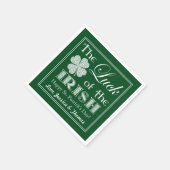 Serviette En Papier La chance de la Saint Patrick irlandaise (Coin)