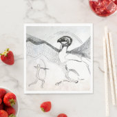 Serviette En Papier La chasse (En situation)