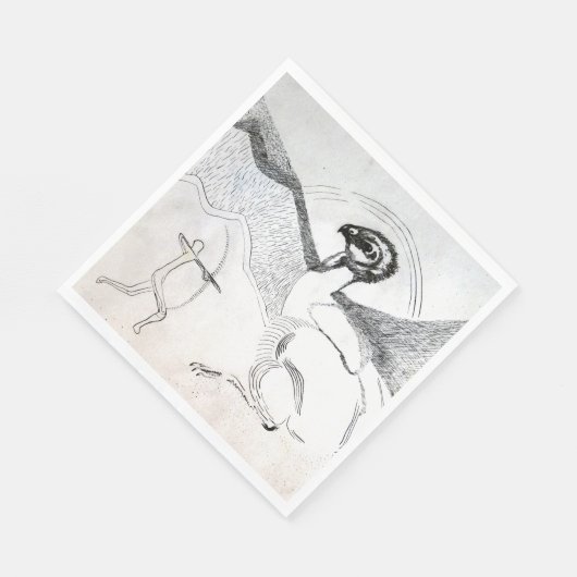 Serviette En Papier La chasse (Coin)