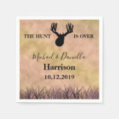 Serviette En Papier La chasse au Mariage (Devant)