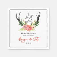 La chasse est au-dessus de Boho rustique Antler Fl