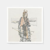 Serviette En Papier La Chasse (par Ann Macbeth) (Devant)