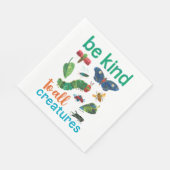 Serviette En Papier La chenille affamée | Être gentil avec toutes les  (Coin)