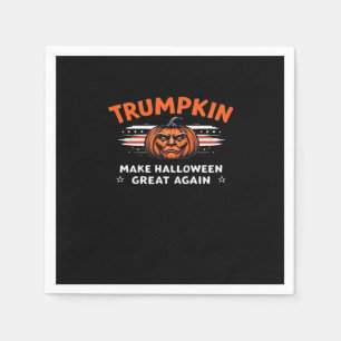 Serviette En Papier La citrouille rend l'Halloween grand à nouveau cla