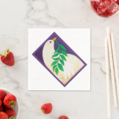 Serviette En Papier La colombe de la paix (En situation)