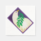 Serviette En Papier La colombe de la paix (Devant)