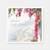 Serviette En Papier La côte amalfitaine Méditerranéenne (Devant)