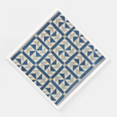 Serviette En Papier La courtepointe du Puzzle de Dutchman (Coin)