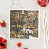 Serviette En Papier La créativité éclatante toute lumière (En situation)