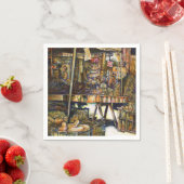 Serviette En Papier La créativité éclatante toute lumière (En situation)