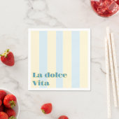 Serviette En Papier La dolce vita nuptiale (En situation)