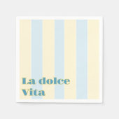 Serviette En Papier La dolce vita nuptiale (Devant)