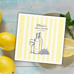 Serviette En Papier La Dolce Vita Vin de Citron Italien Enterrement de