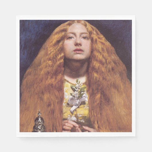 Serviette En Papier La domestique d'élite (par John Everett Millais) (Devant)